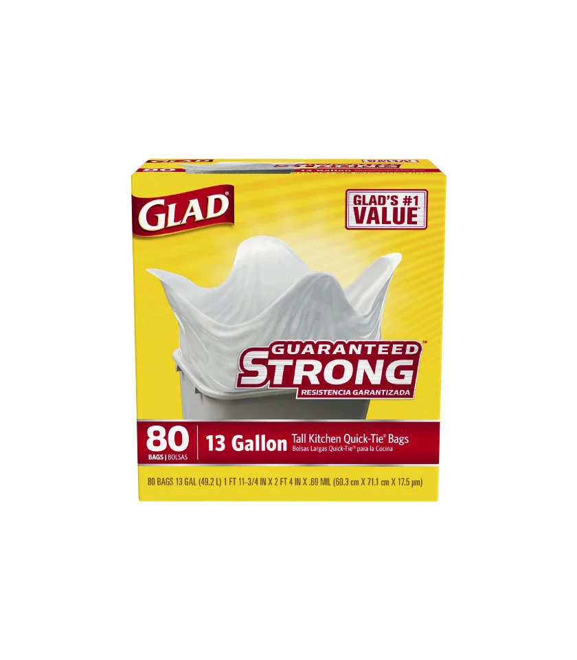 Glad Tall Quick Tie Kitchen Bags