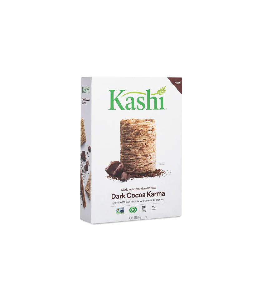 Kashi Whole Wheat Biscuits Cereal - Dark Cocoa Karma