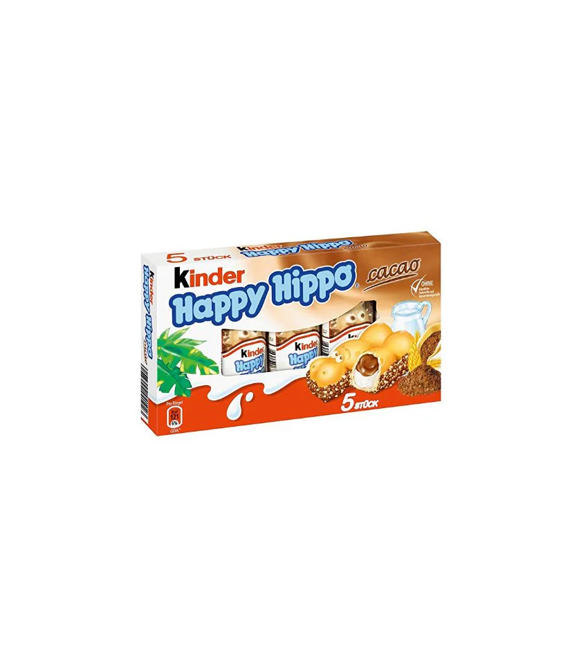 Kinder Happy Hippo Cocoa Cream Biscuits
