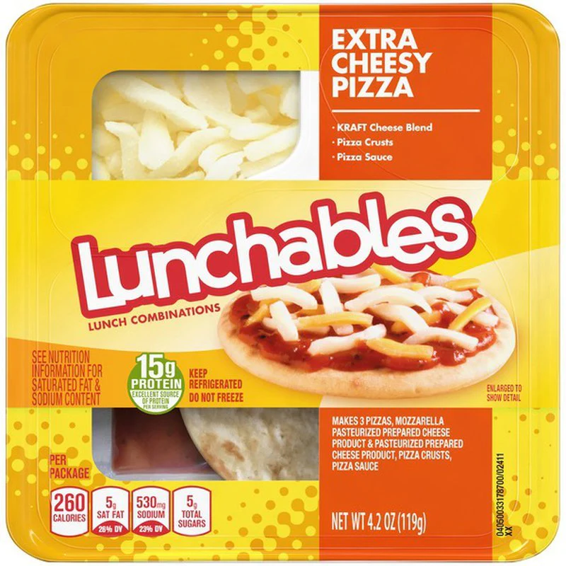 Lunchables - Extra Cheesy Pizza