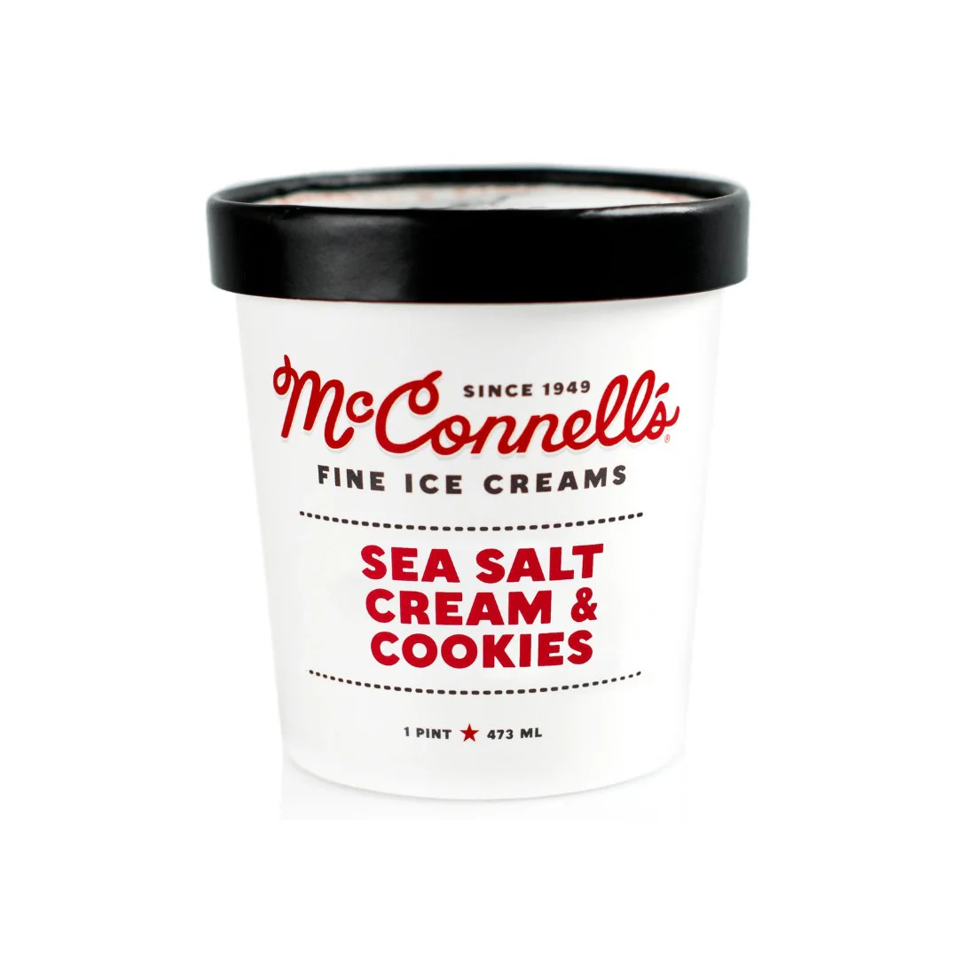 McConnell's Fine Ice Creams - Sea Salt Cream & Cookies Pint