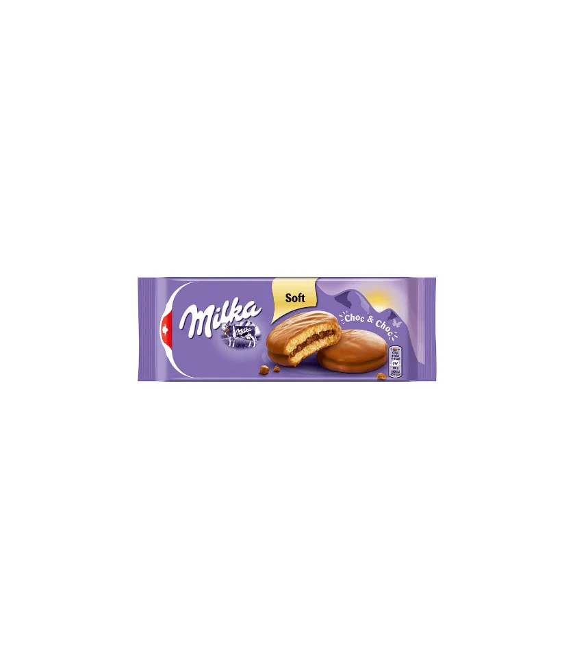 Milka Choc & Choc Soft Biscuits