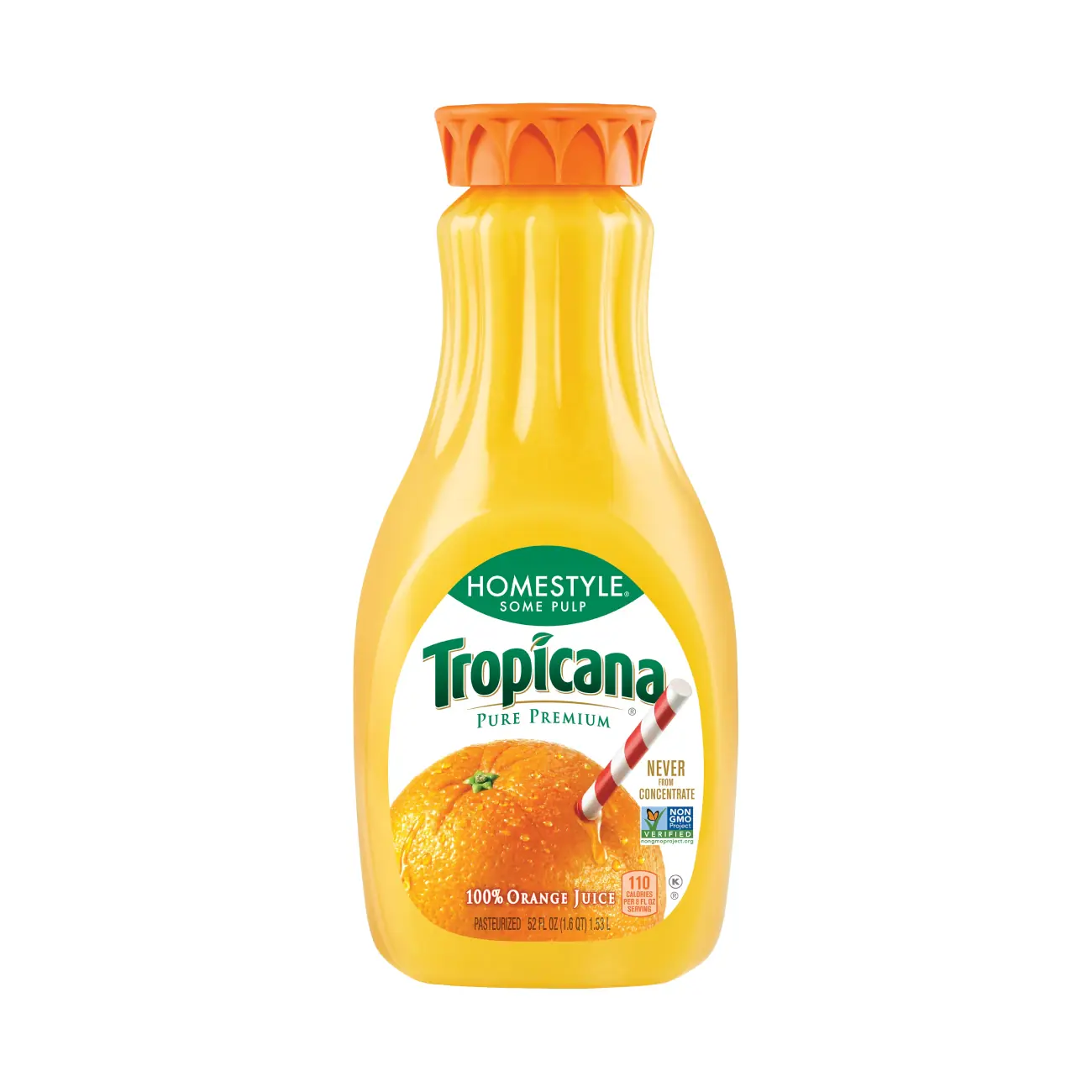 Tropicana Orange Juice - Some Pulp - Image 2